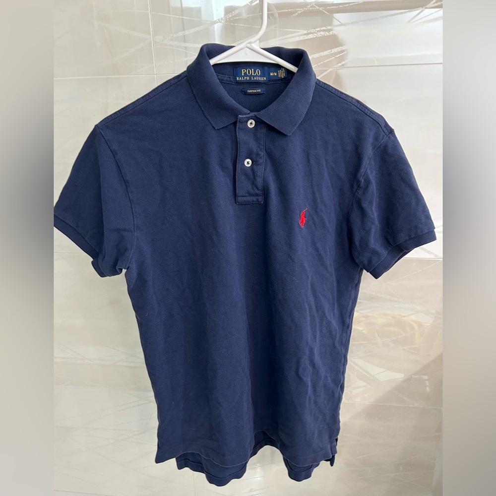 Polo Ralph Lauren Navy Blue & Red Polo Shirt🌹